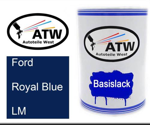 Ford, Royal Blue, LM: 500ml Lackdose, von ATW Autoteile West.